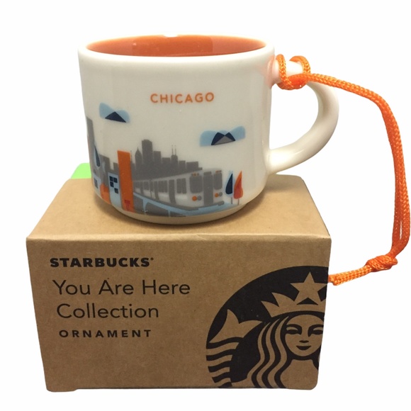 Starbucks Holiday Chicago Ornament Starbucks You Are Here Poshmark